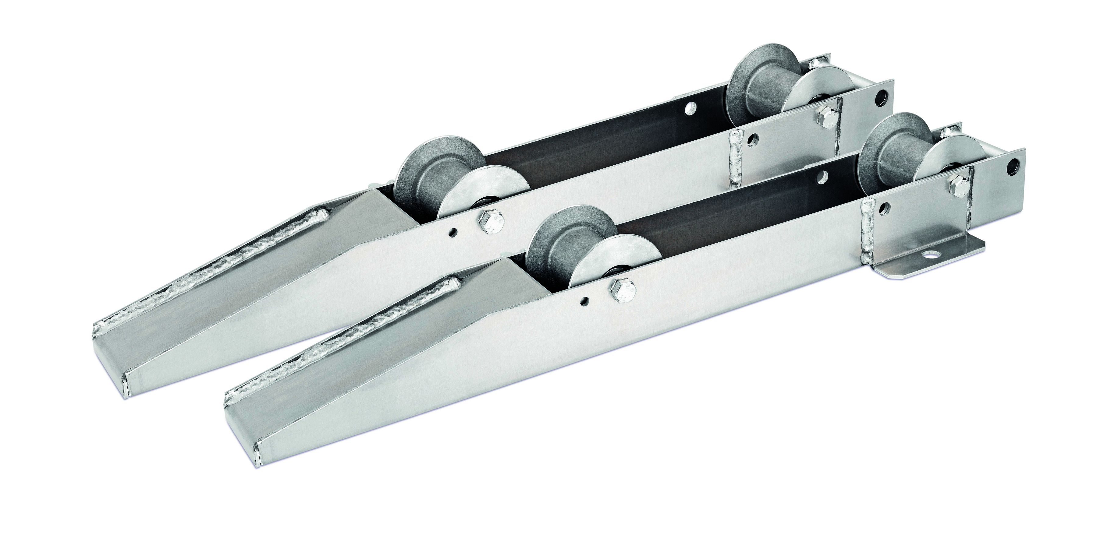 Rails à roulettes en alu tambours de câbles capacité 1000kg