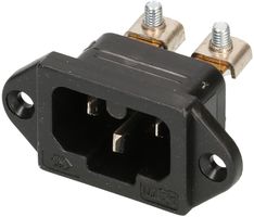 spina dell'apparecchio tipo C16A 3 poli nero