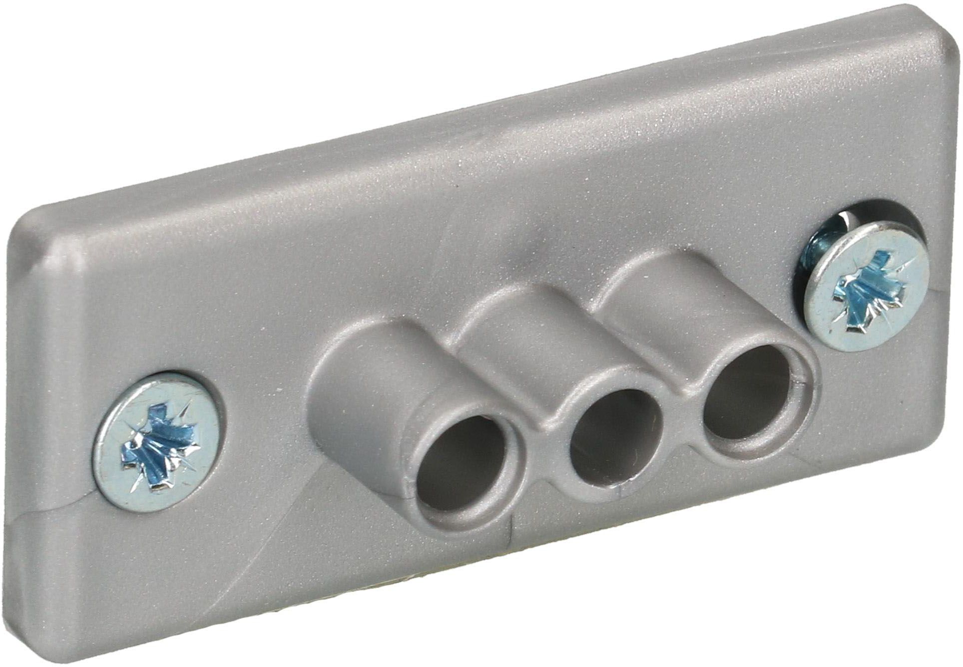 fixation à la table Easy-Desk 2B argent RAL9006