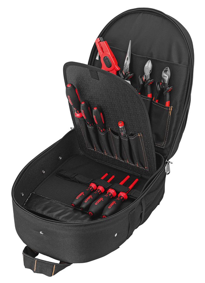 Sac à dos d'outils équipé