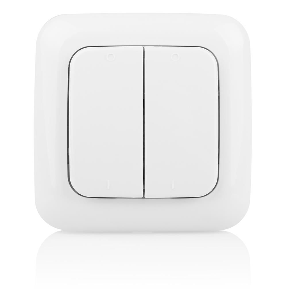 Interrupteur mural sans fil AP 2 canal blanc