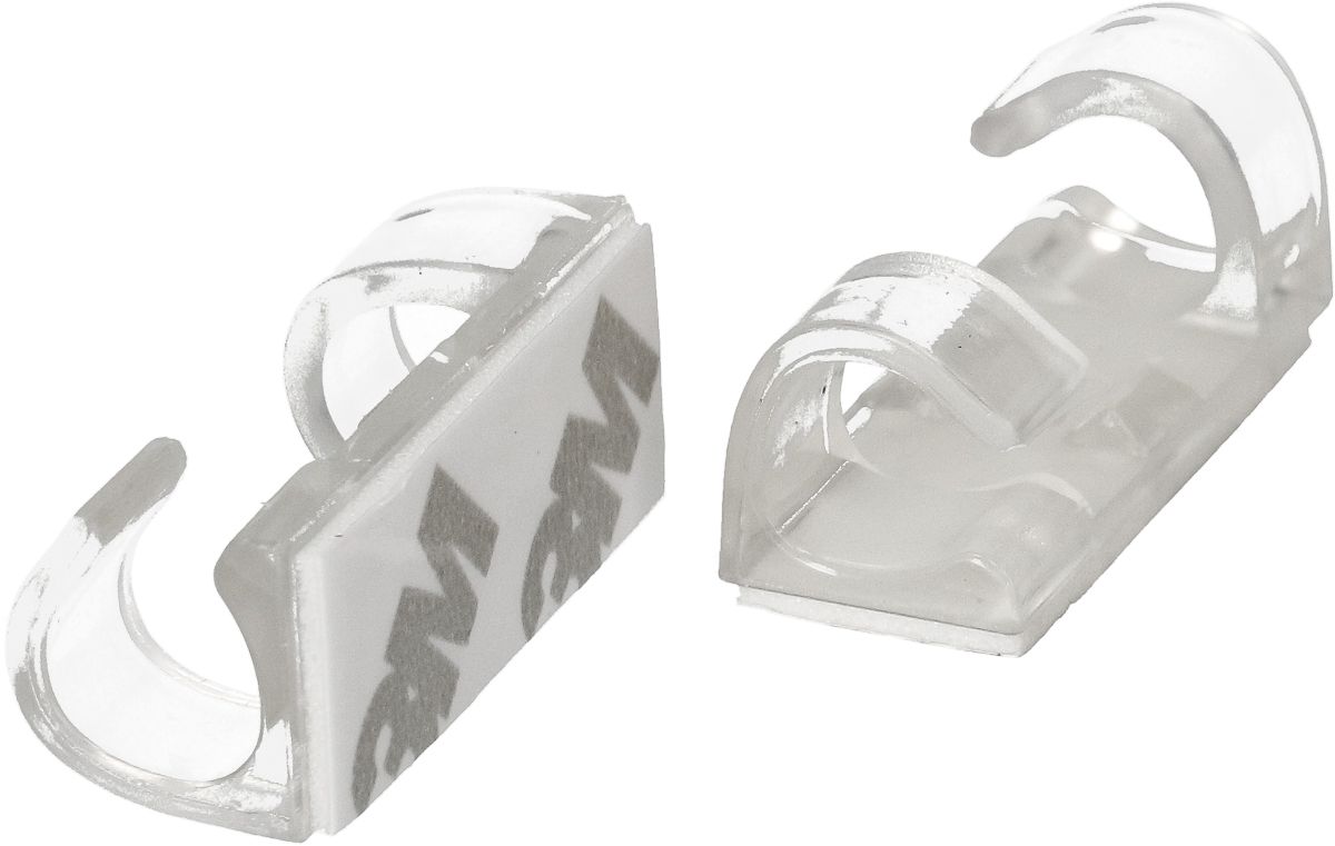 kit de clips pour câbles 10mm transparent