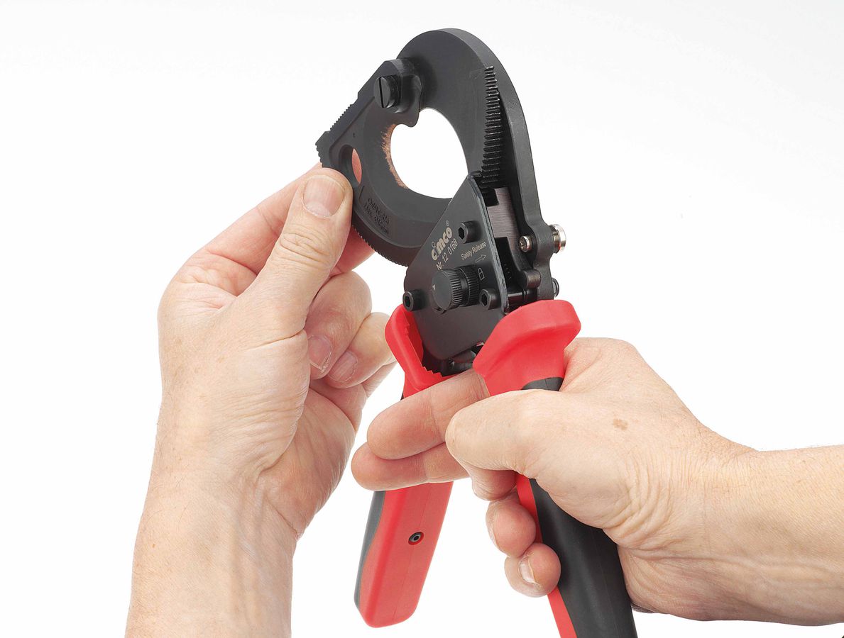 Coupe-câble à cliquet à une main, couper les câbles sans écraser