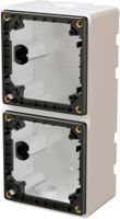 boîtier ta.2x1 AP exo IP55 blanc