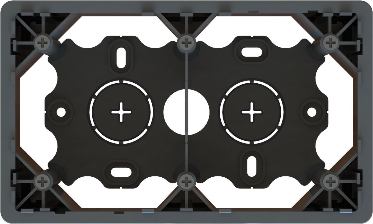 boîtier ta.2x1 AP priamos anthracite