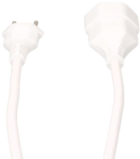 Rallonge TD H05VV-F3G1.5 10m blanc BS type 12 / type 13