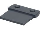 CUBO set de montage plat anthracite / 2 pièces