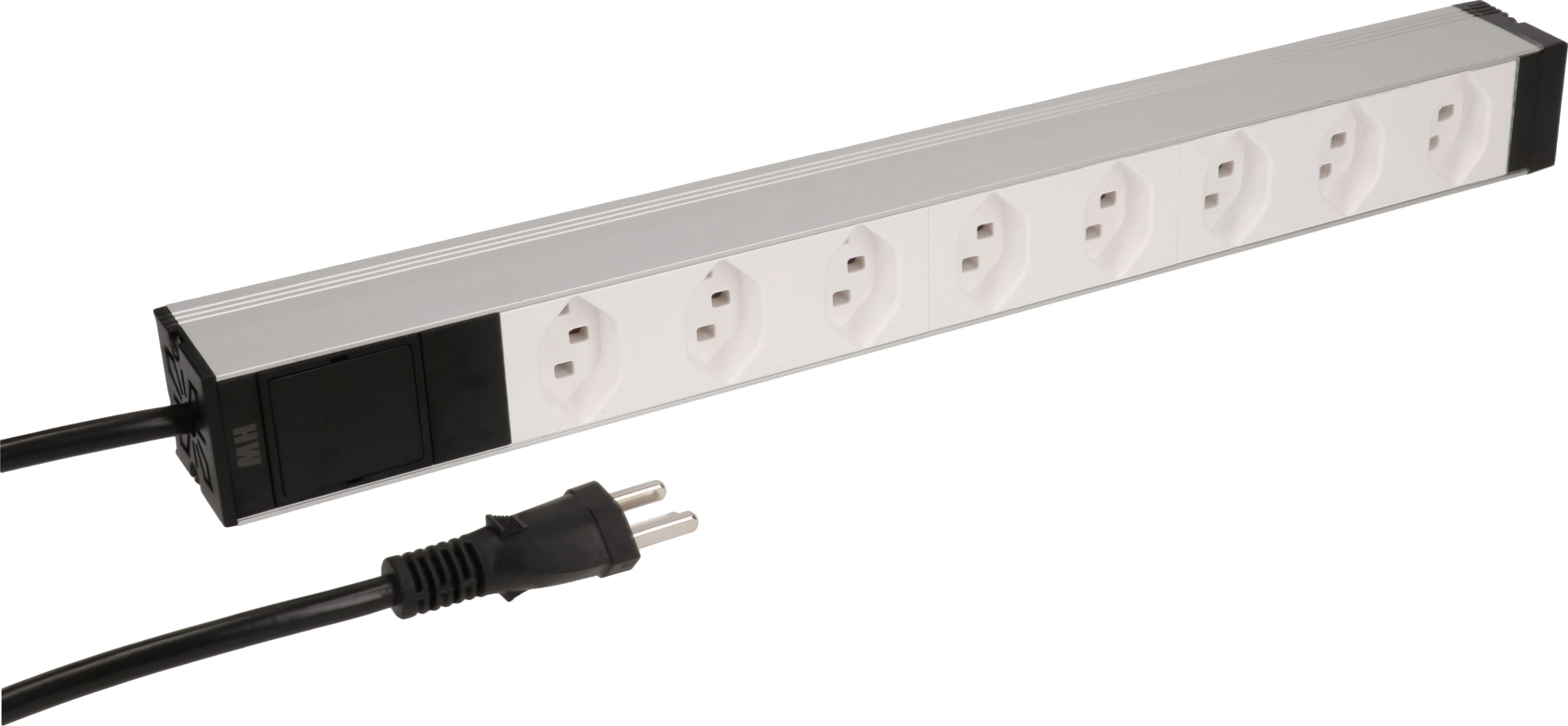 PDU 19 pouce 8x type 23 blanc 1U
