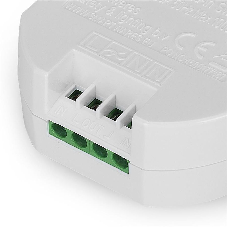 variateur sans fil montage incorporé récepteur blanc