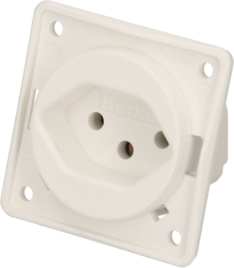 prise 1x type 13 appareil avec plaque frontale Berker Integro bc