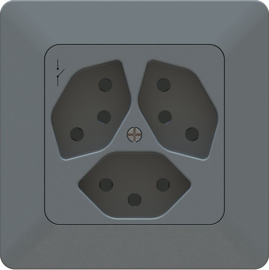 presa 3x tipo 13 1S AP priamos antracite