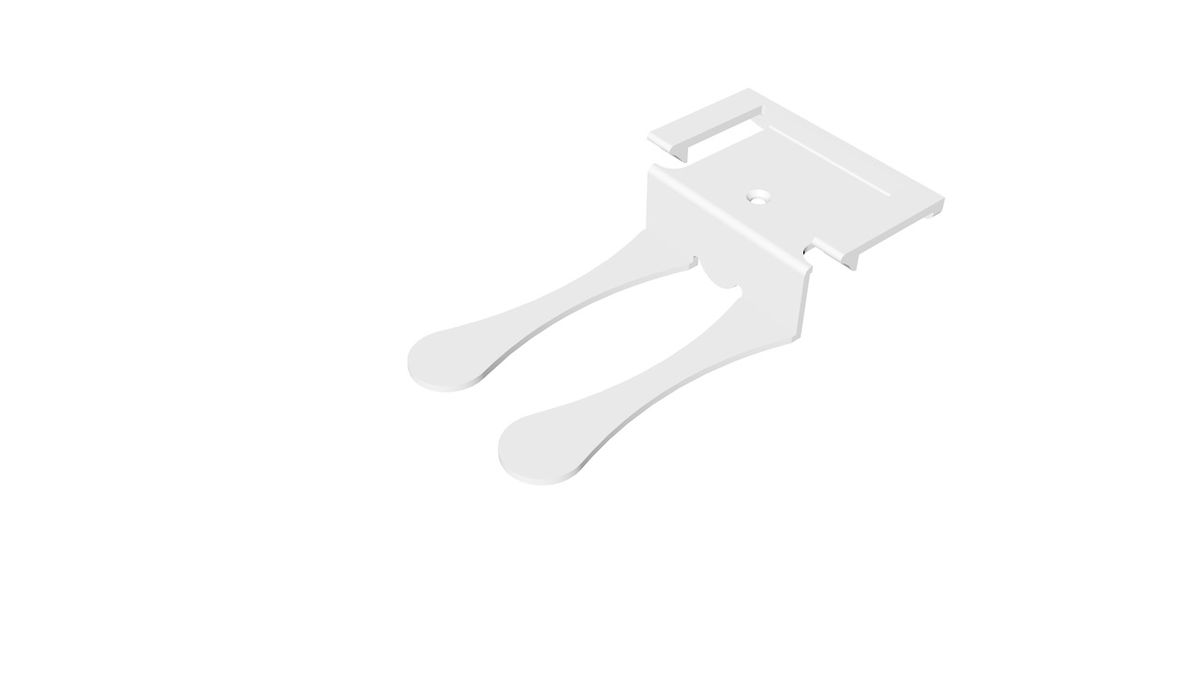 Bodenauslassadapter Easy-Clip-L weiss RAL9003