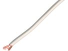 câble de haut-parleur 2x1.5mm² blanc