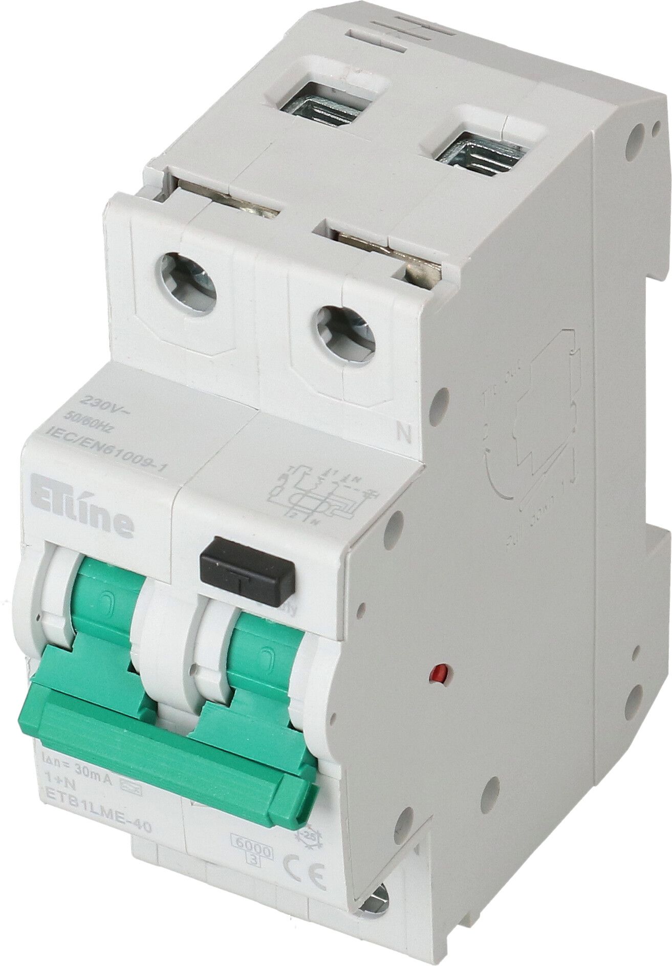 FI/LS disjoncteur différentiel 1P+N C 16A 30mA type A 6kA