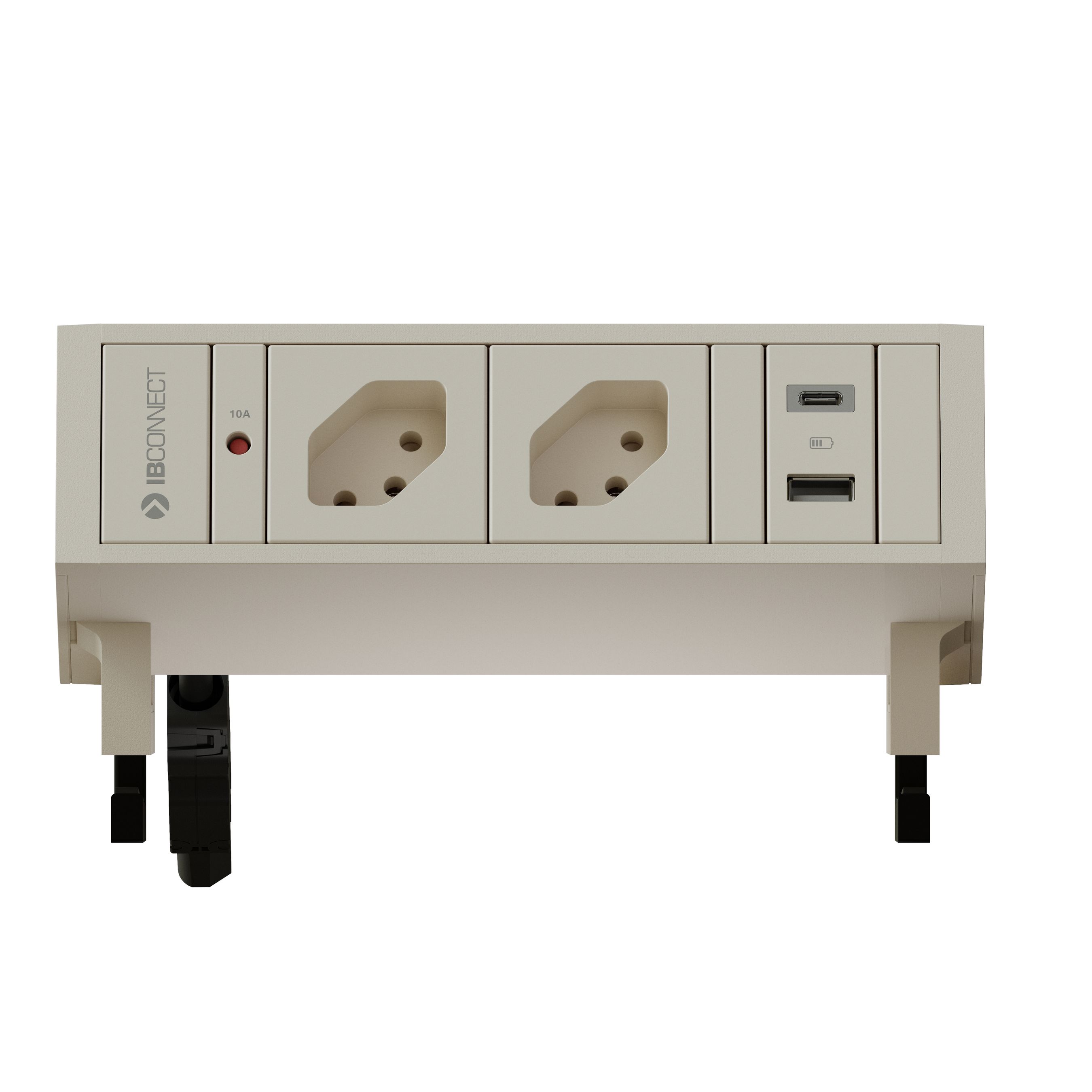 SUPRA bloc multiprise blanc 2x type 13 1x USB-A/C