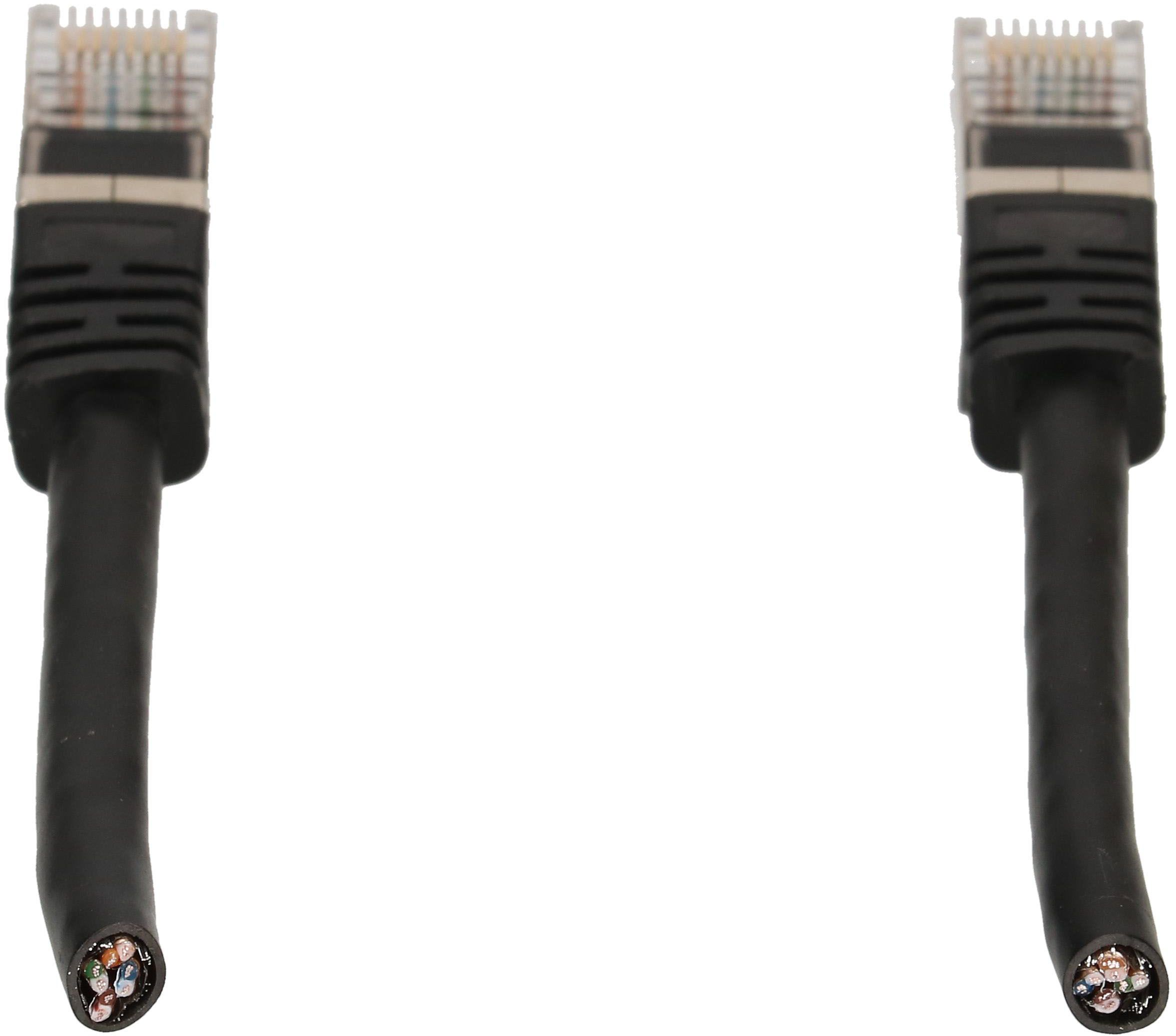 câble patch Cat. 6 SF/UTP 1m noir