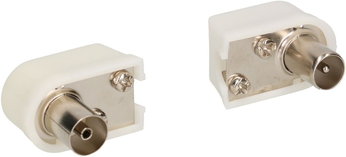 Fiche d'angle IEC /-prise chromé