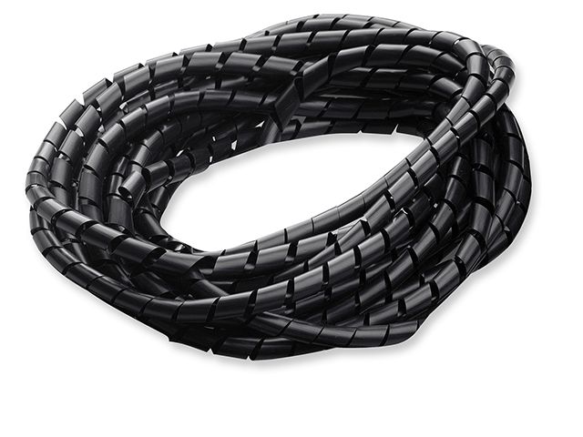 Bande en spirale ép. de botte 4-20mm larg. d'hélice 7.0mm noir