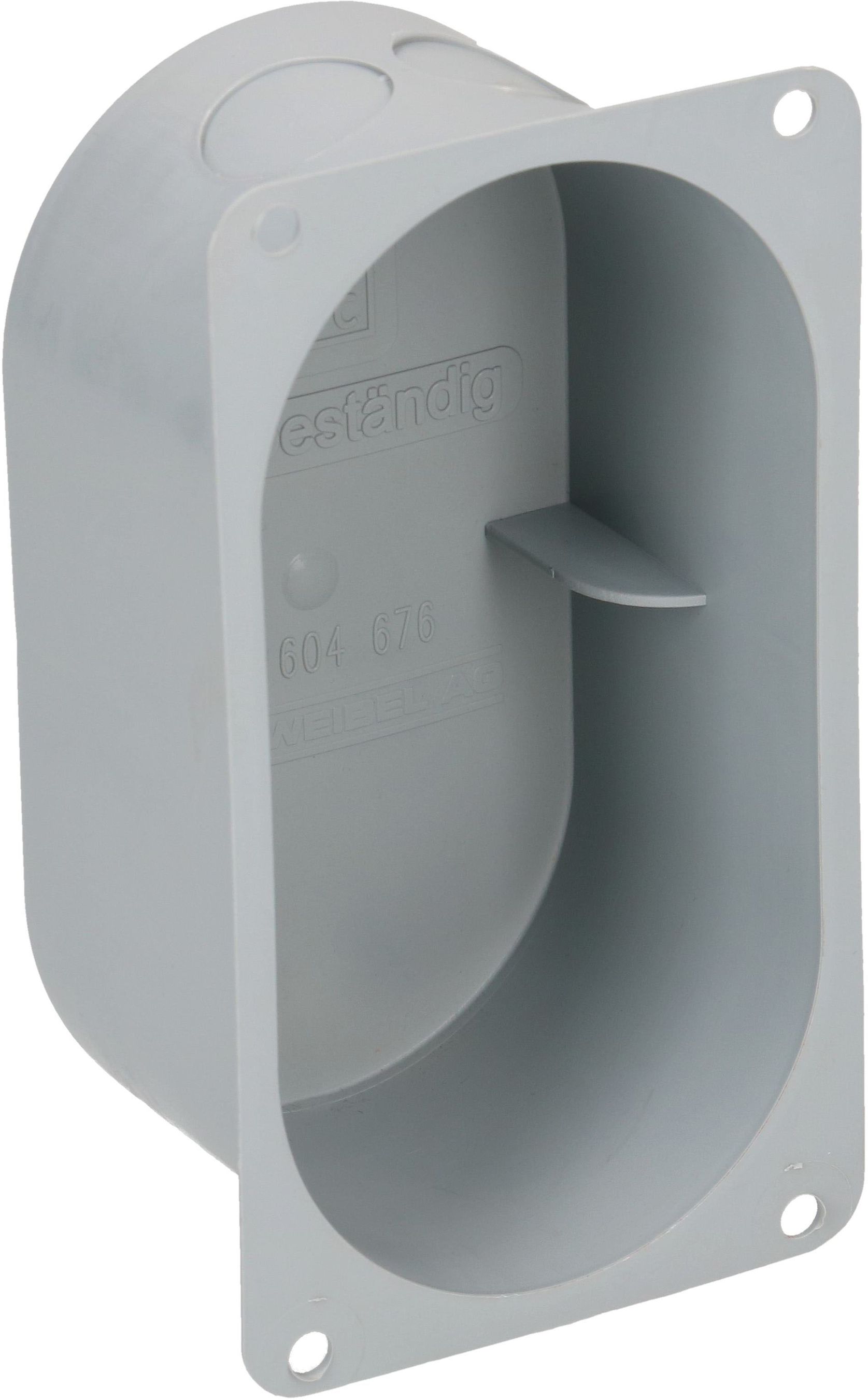 boîte pour mur creux ta.2x1 Basic avec bride gris