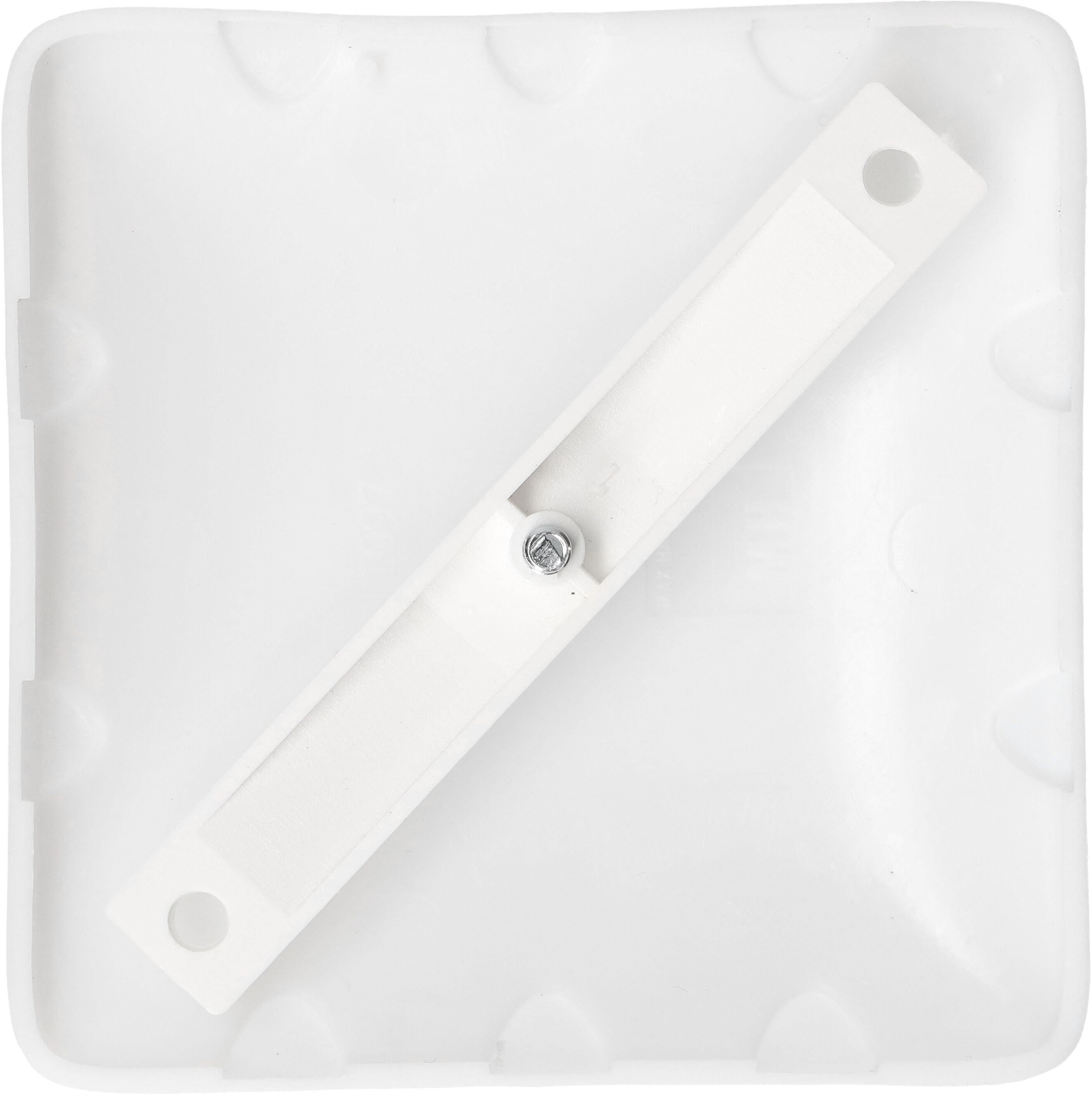 rosetta a soffitto quadrato barra bianco