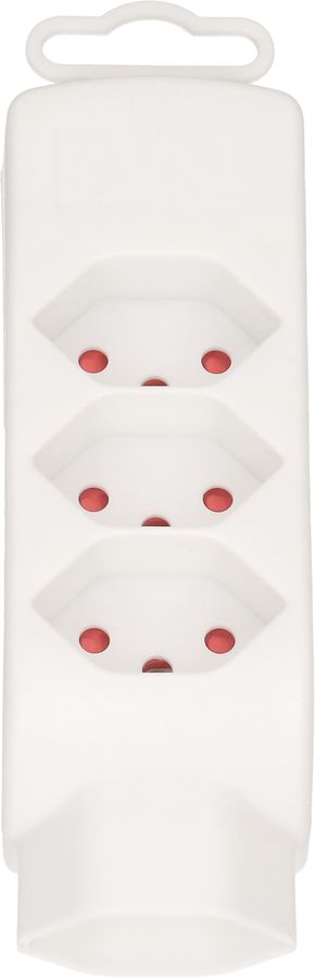 multi adaptateur Safety Line 4x type 13 3-pôles blanc rotatif