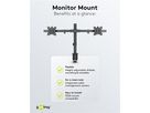 Doppel-Monitorhalterung Fix
