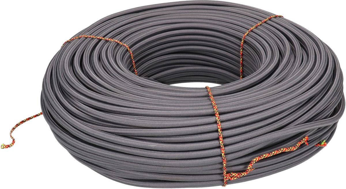 câble textile TD H05VV-F3G1.0, anthracite
