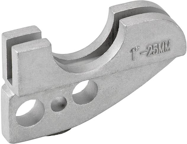 Ciseaux polyv. p.matières plastiques insert profilés ronds ø25mm