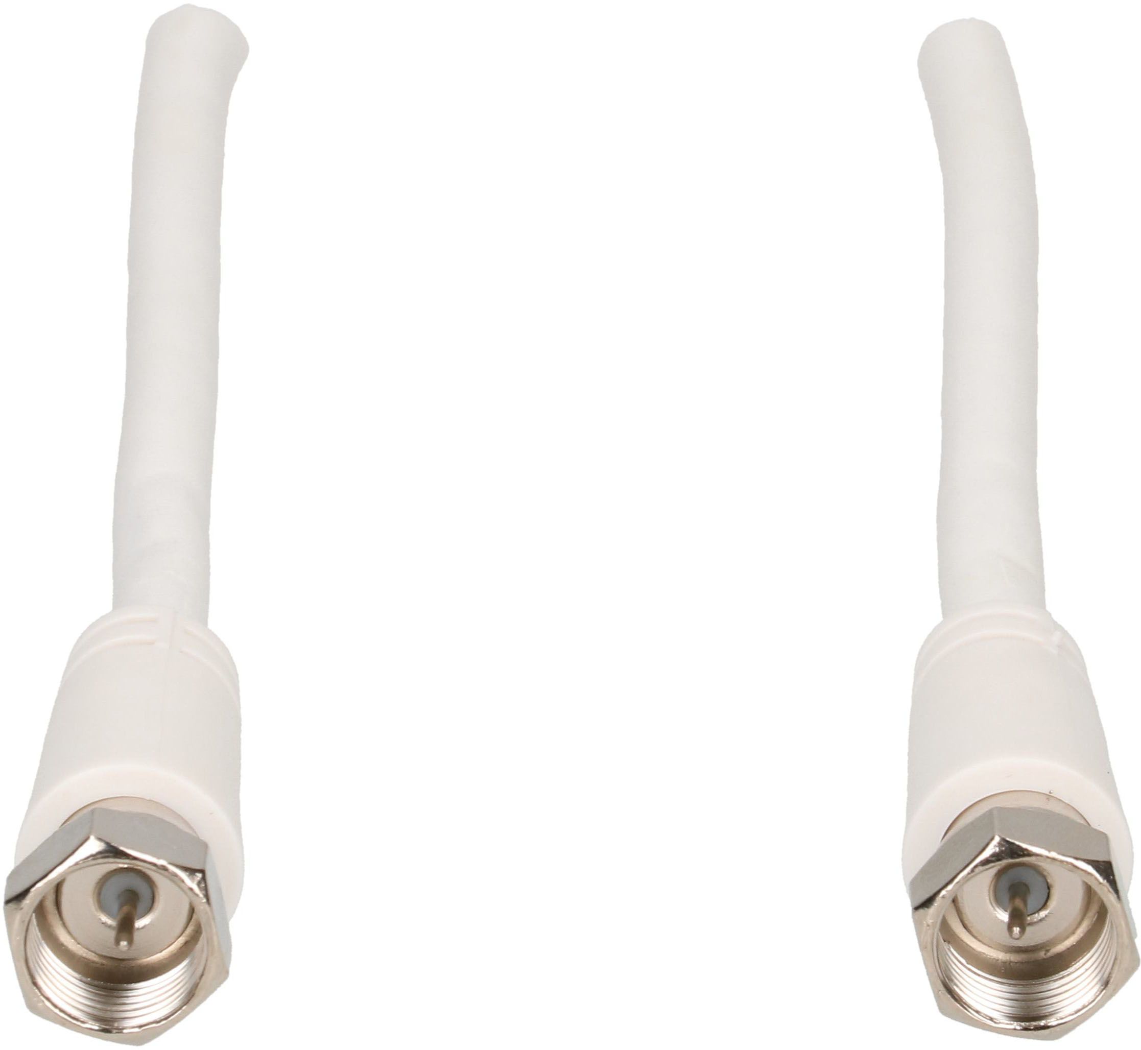 câble de raccordement SAT 90dB 1.5m blanc