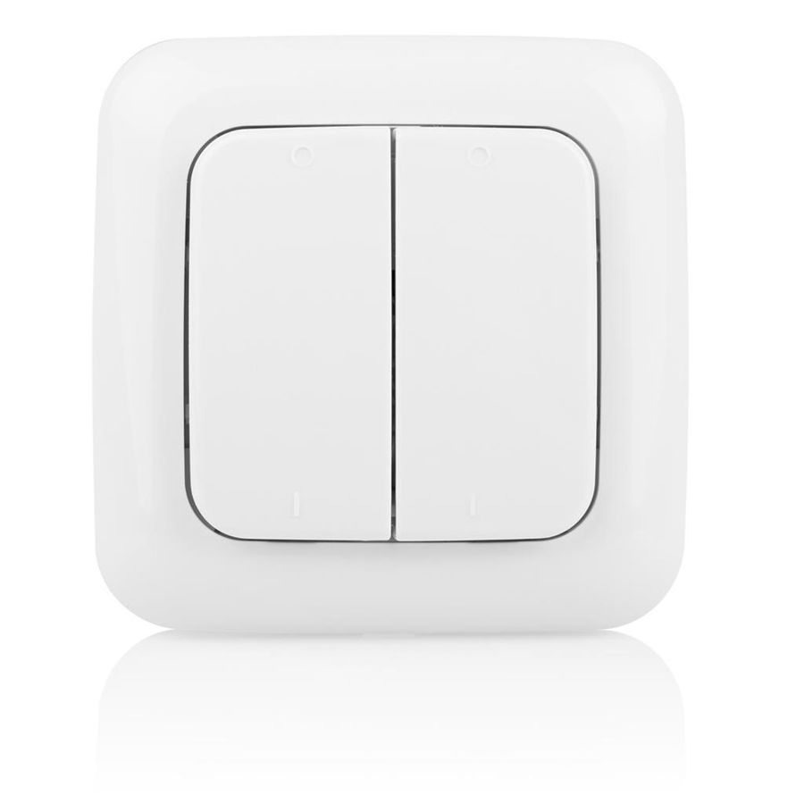 Interrupteur mural sans fil AP 2 canal blanc