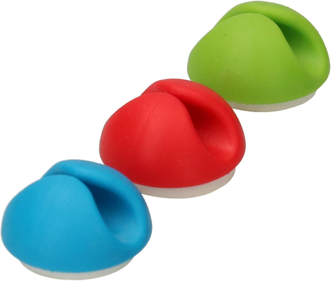 SINGLE STOP Set rond 3x vert 3x rouge 3x bleu