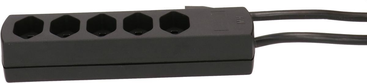 multiprise Safety Line 5x type 23 noir 5m