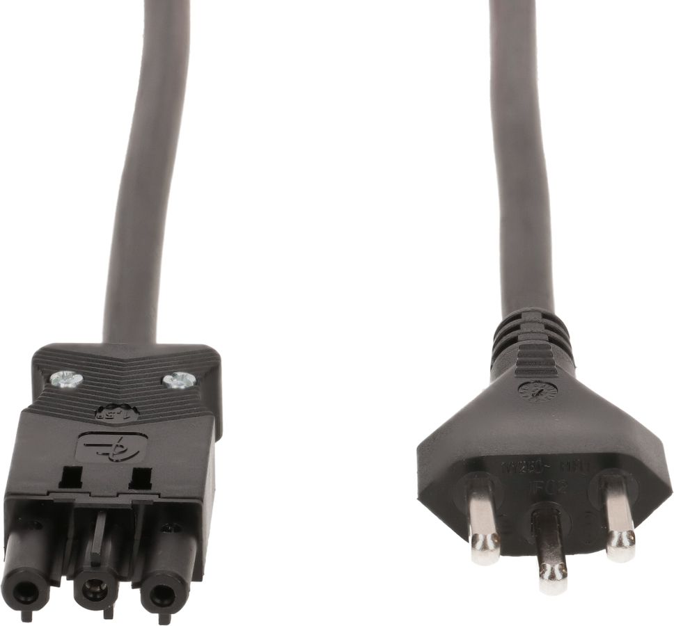 câble de raccordement TD H05VV-F3G1.5 3m noir type 23 / AC 166