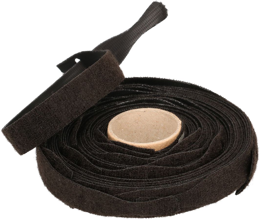 Collier de câblage velcro 16mmx300mm noir 25 pièces