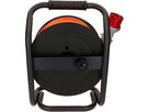 enrouleur de câble 2x type 25 IP55 1x CEE16-5 30m noir orange