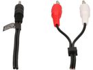 câble audio adaptateur Y stéréo fiche jack/fiche RCA 3m