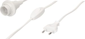 garniture d'éclairage E14 blanc L=1.5m