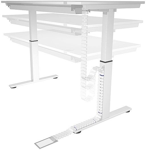 garniture serpentine de câble Cube SL 0.75m noir RAL9005 aimant