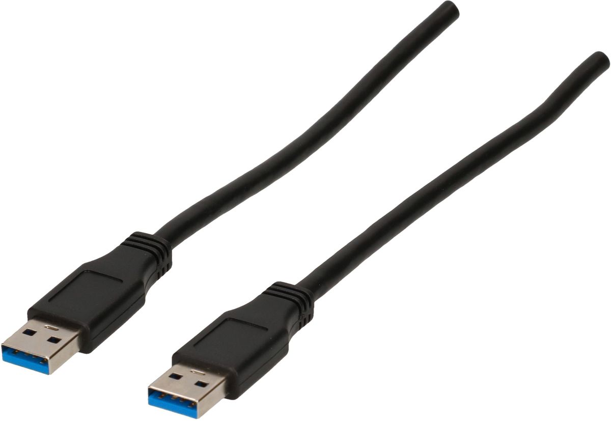 câble de raccordement USB A/A 3.0 3m noir