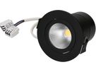 spot encastré à LED DISC 230 Ø68 noir 3000K 650lm 36°