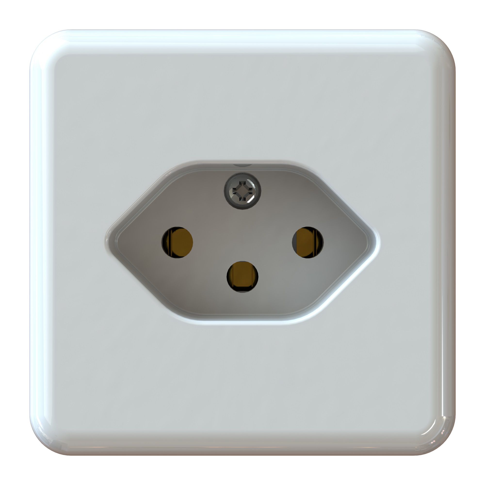 prise MH 1x type 13 ta.1x1 AP blanc