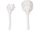Rallonge TD H05VV-F3G1.0 5m blanc BS type 12 / type 13