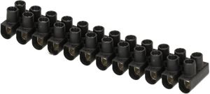 barrete de bornes EKL 0 S 1-4mm2 12 pôles noir