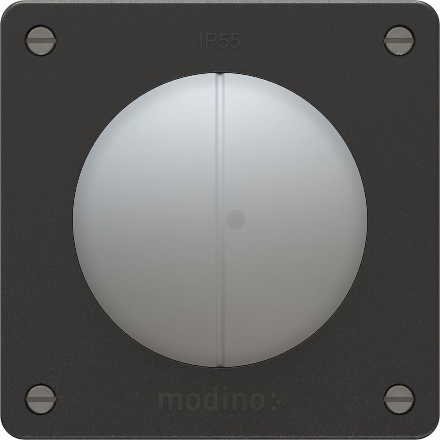 interrupteur à poussoir double s3+3 1x illu.ENC exo IP55 nr