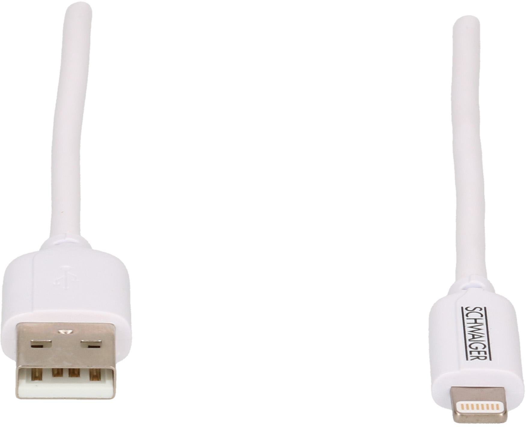 câble de recharge Lightning vers USB-A 2m blanc