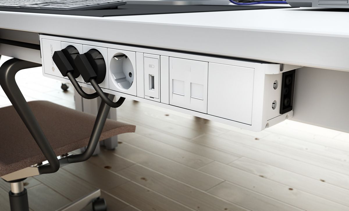 CUBO set de montage 90° anthracite / 2 pièces