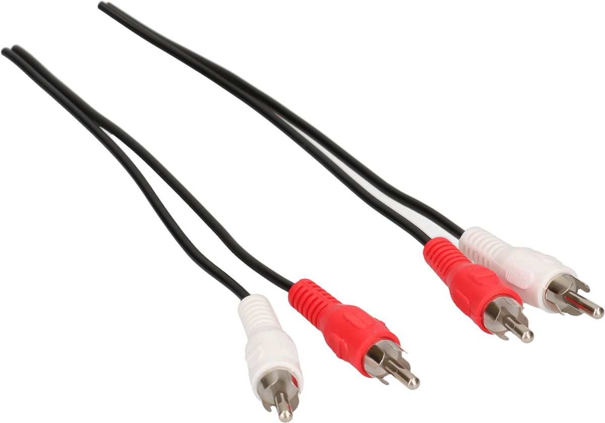 câble audio RCA stéréo 10m noir