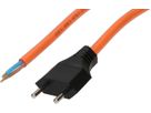 EPR/PUR-Netzkabel H07BQ-F2X1.5 3m orange Typ 11