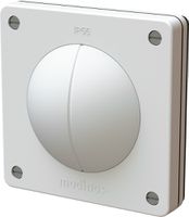 interrupteur à poussoir double s3+3 ENC exo IP55 blanc