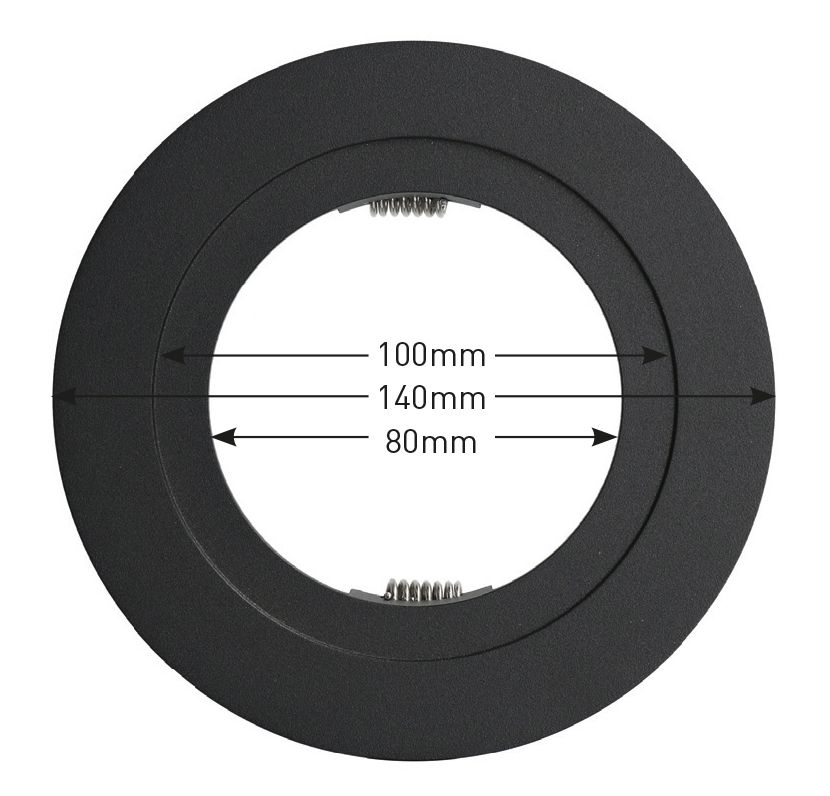 Erweiterungsrahmen schwarz zu AXO und STATO / 5 Stück